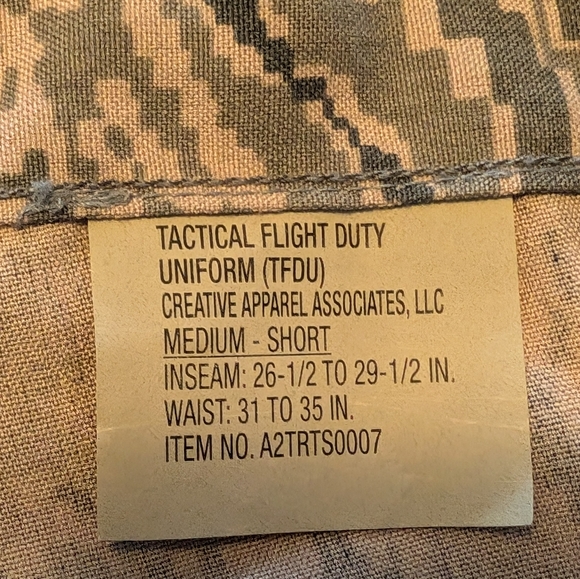 U.S. Air Force Tactical Flight Duty Trouser, Digital Camo - Picture 10 of 11